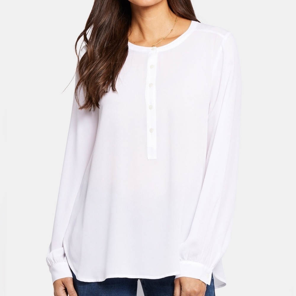Nyjd Button Down Cotton Blouse Size Xxs